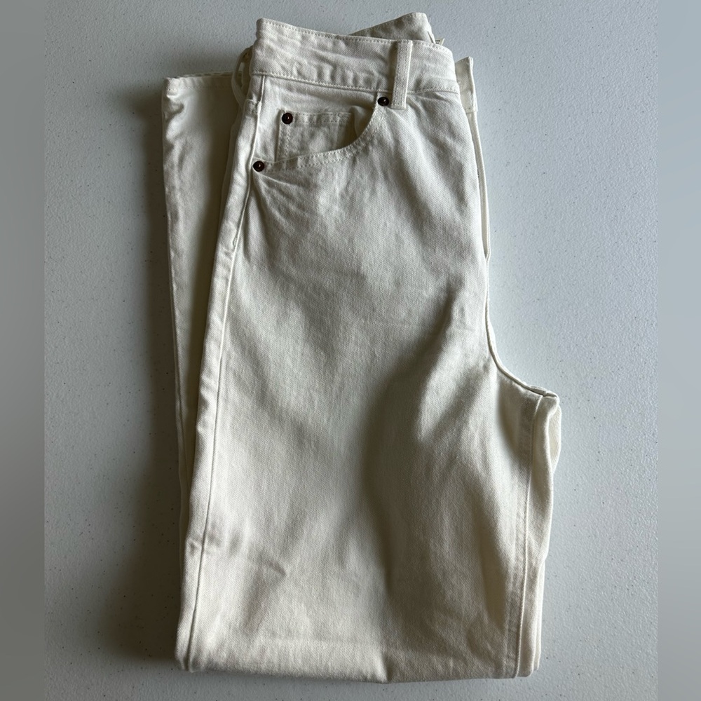 H&M cream/white Jeans